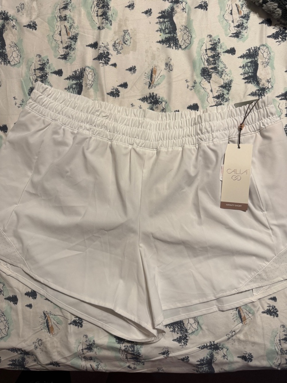 CALIA NEW Large White Women's Athletic Shorts